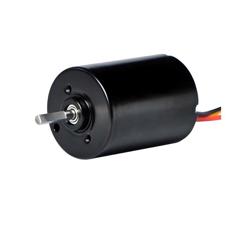 एकीकृत चालक के साथ 28 मिमी PMDC ब्रशलेस मोटर 5.1W 12V 24V पंप इलेक्ट्रिक विंडो पर्दे के लिए उच्च शक्ति BLDC मोटर