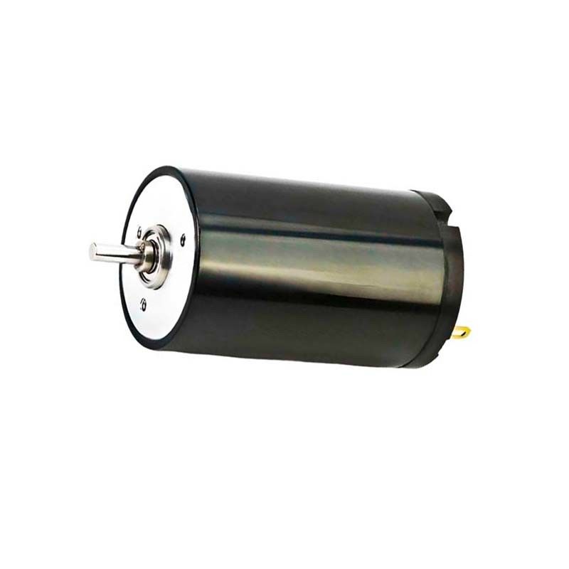 कम शोर 23 मिमी ब्रश डीसी इलेक्ट्रिक मोटर 27.5 वाट 9860rpm 24V कस्टम